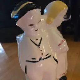 Vintage Shawnee Pottery Dutch Boy & Girl Planter 7"