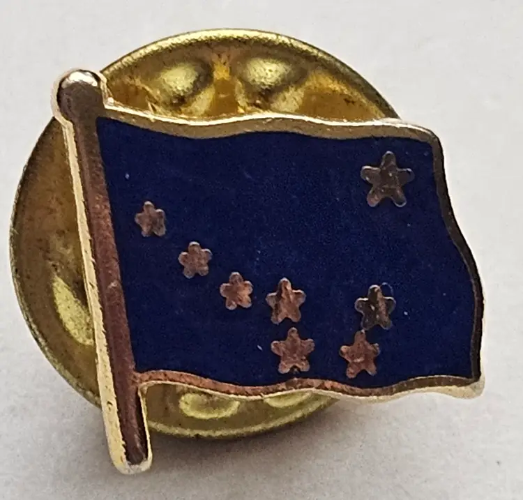 Alaska State Flag tie tac lapel