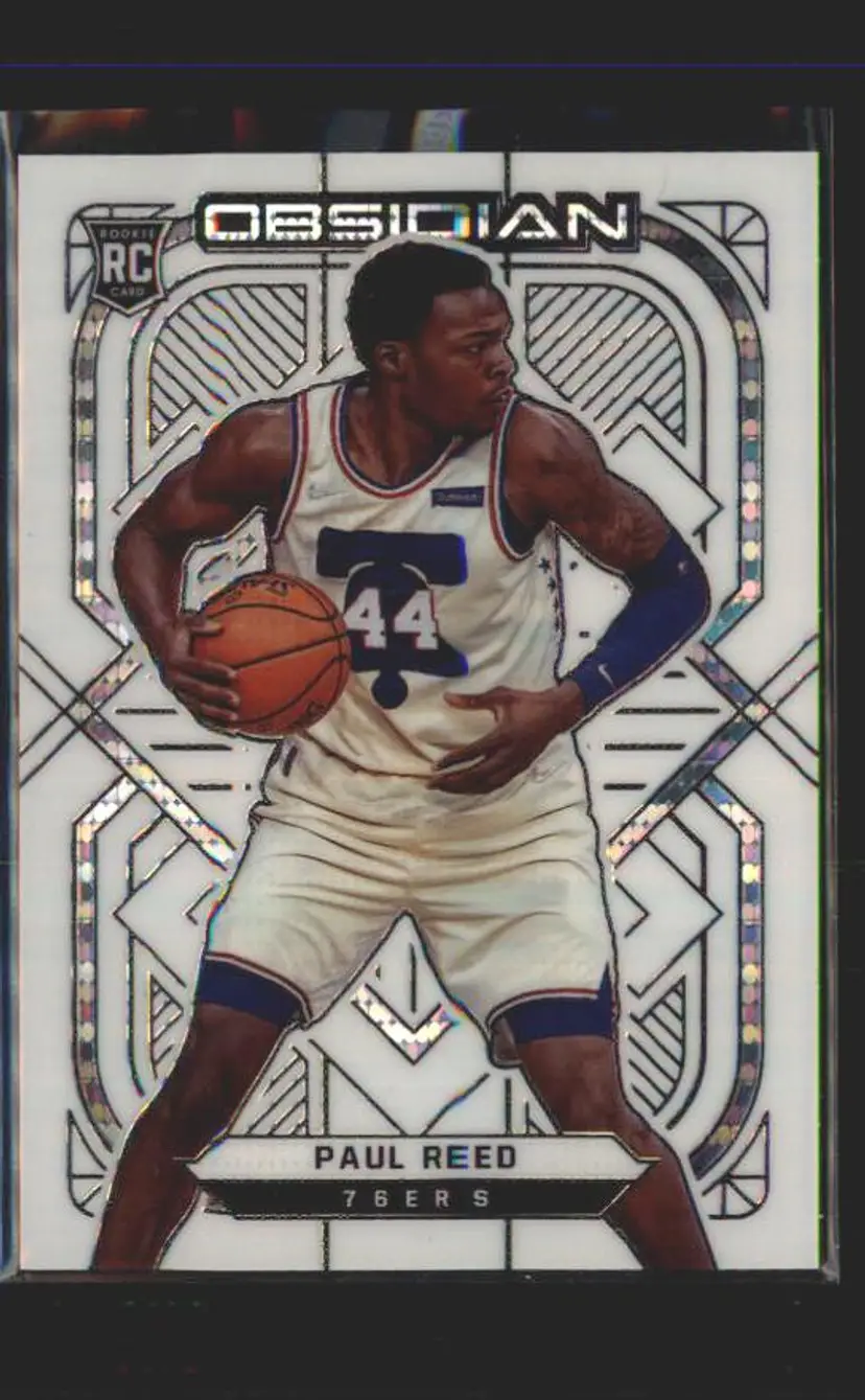 2020-21 Panini Obsidian #167 Paul Reed Electric Etch White Pulsar - (137) - Philadelphia 76ers