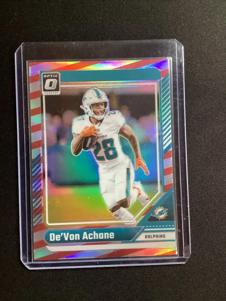 2024 Optic Football - De’Von Achane #122 Freedom Prizm