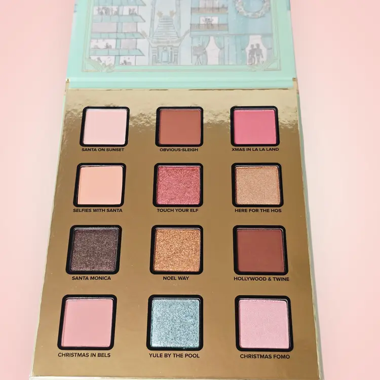 NWOB TOO FACED CHRISTMAS IN LOS ANGELES EYE SHADOW PALETTE Limited Edition 2021