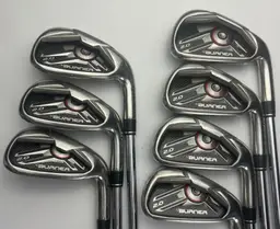 TaylorMade Burner 2.0 Irons 4-PW - TaylorMade 85G Stiff Flex +0.5" - Good