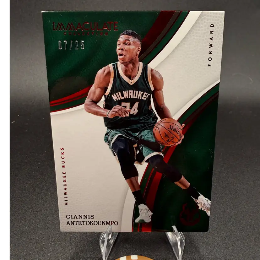 Giannis Antetokounmpo #/25 2016-17 Immaculate Collection Miami Heat