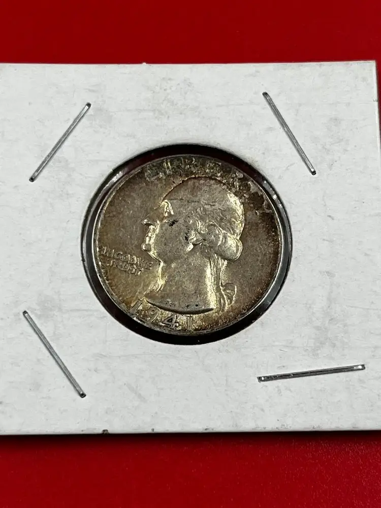 1941 Silver Washington Memorial Quarter Average Circulated