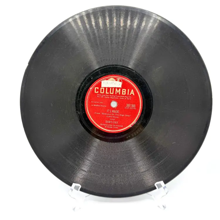 Vintage 78 RPM Records Doris Day Clooney Page Song Artists 1940-50s Memorabilia