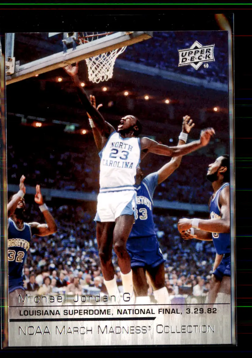 Michael Jordan 2014-15 Upper Deck NCAA March Madness Collection #MJ-1 - North Carolina Tar Heels - (148-366)