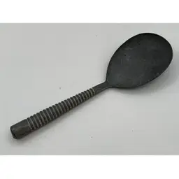 VTG cast aluminum ice cream scoop paddle spade ribbed handle