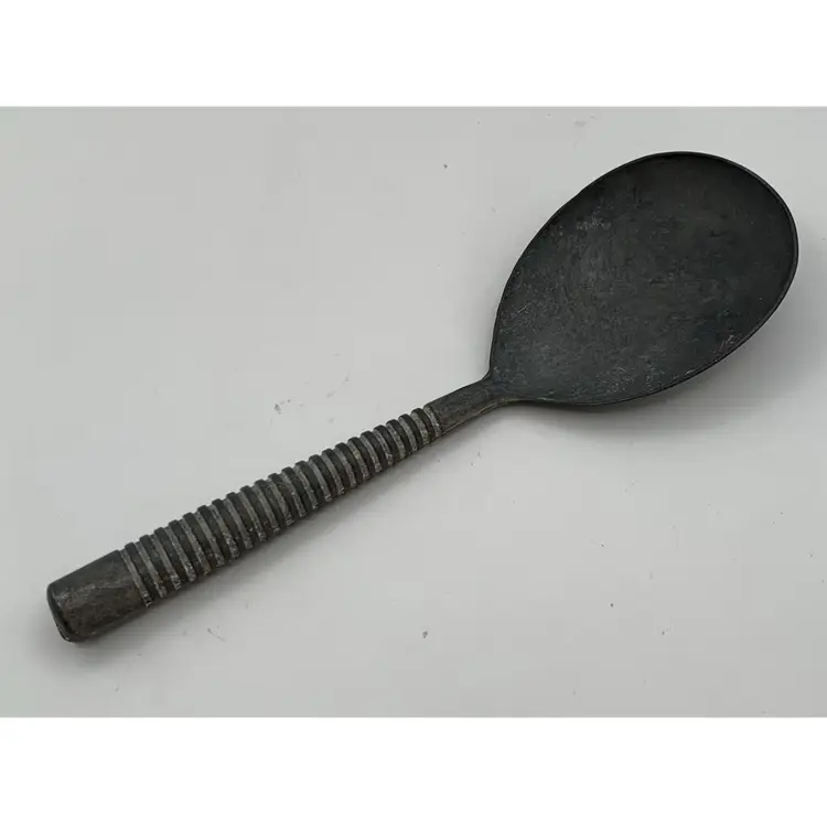 VTG cast aluminum ice cream scoop paddle spade ribbed handle