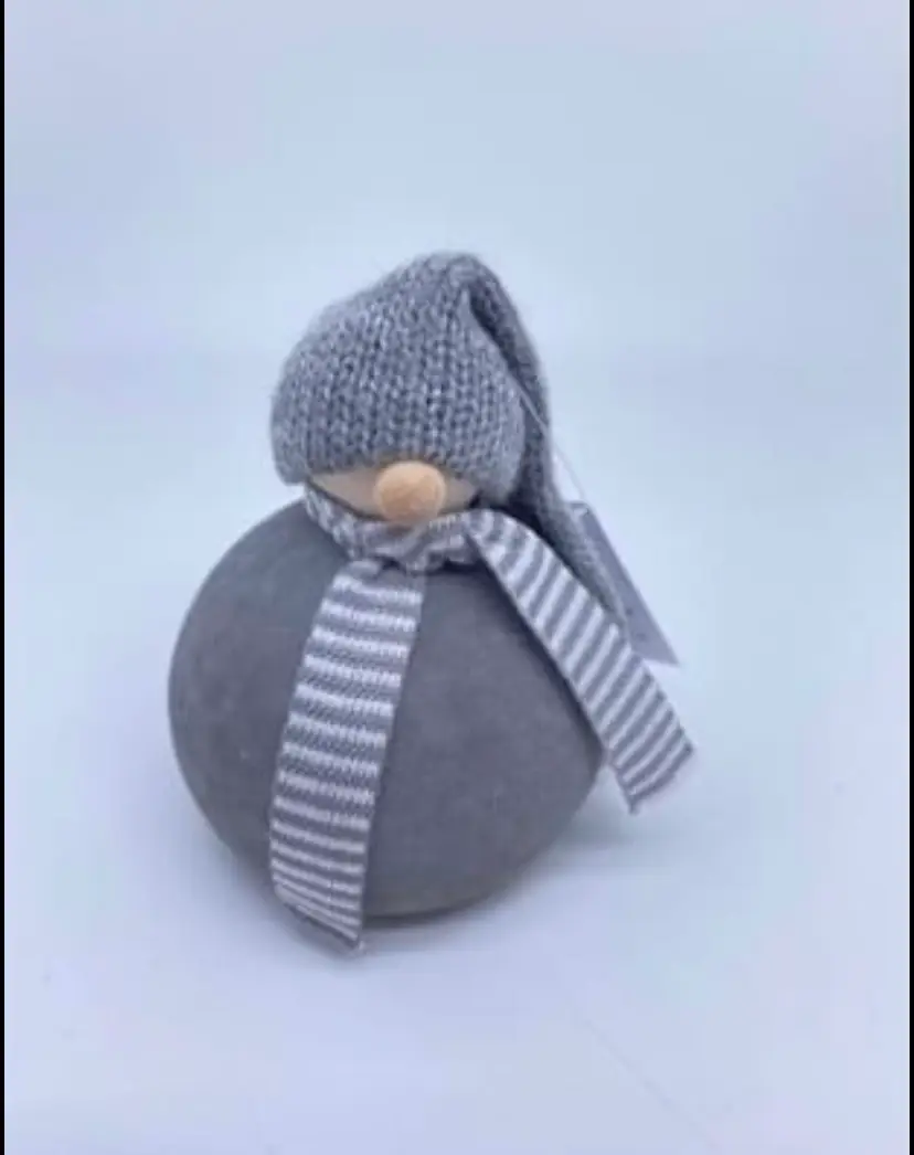 Genuine handmade Swedish collectible- Larssons Tra Wooden Santa Figure.