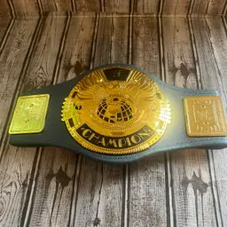 2000 Jakks Pacific World Wrestling Federation WWF Champion Blue Foam Belt