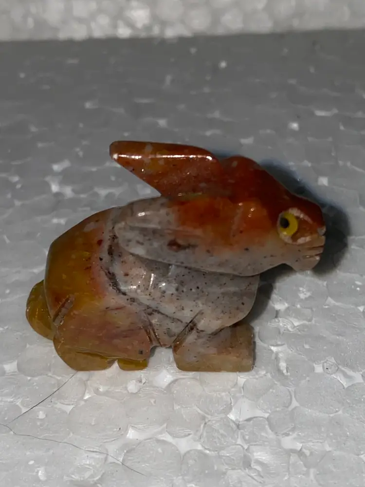 #01 Hand Carved Stone Animal Figurine made in Peru, as pictured Miniature