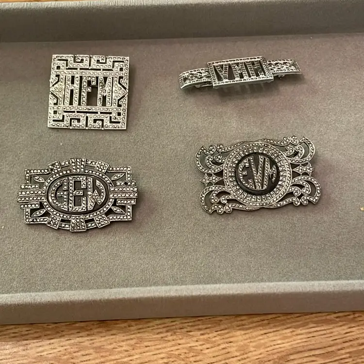 #01 - Buyer’s Choice Monogrammed Brooches