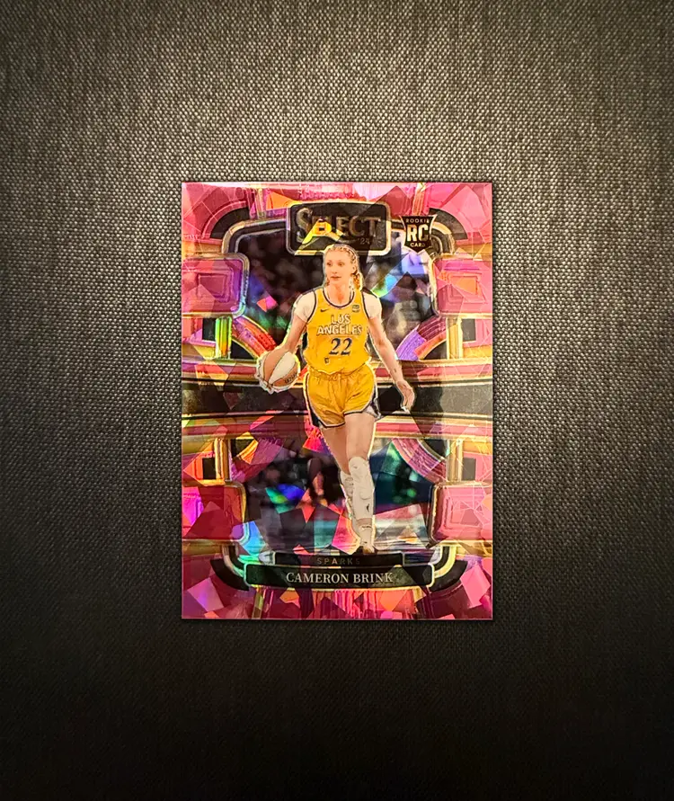 CS4 - Auc-13 / Cameron Brink - 2024 Panini Select WNBA - Pink Ice / #56
