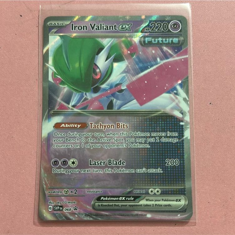 Iron Valiant EX SVP 068 - Pokemon TCG Scarlet & Violet - NM Black Star Promo