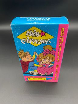 Alvin and the Chipmunks 2-Episode VHS & Coloring Book Bonus Pack - Sealed