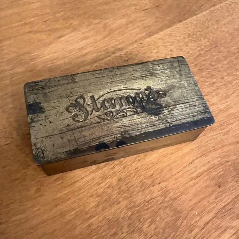Brass “Stamps” Box