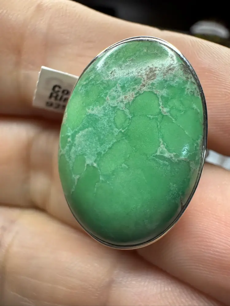 NEW .925 Variscite Ring Size 6 -#2045