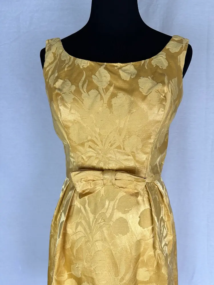 Beautiful Vintage 1950s Baroque Dress  By Mardi Gras 