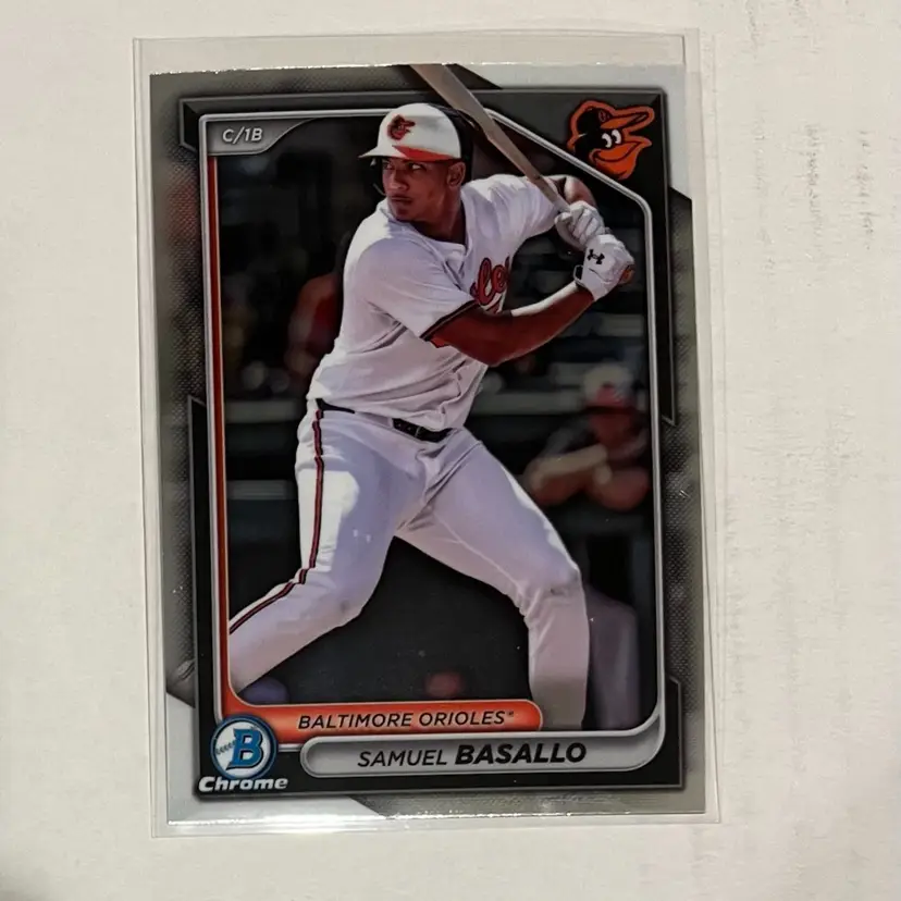 Samuel Basallo 2024 Bowman Draft Chrome Baltimore Orioles