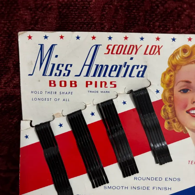 Vtg Miss America Bob Pins Complete