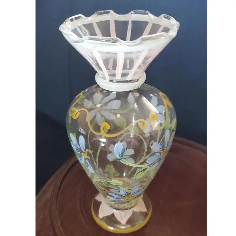 Tracy Porter Hand Painted Flower Vase