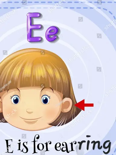 E is for EARRINGS Alphabet Challenge