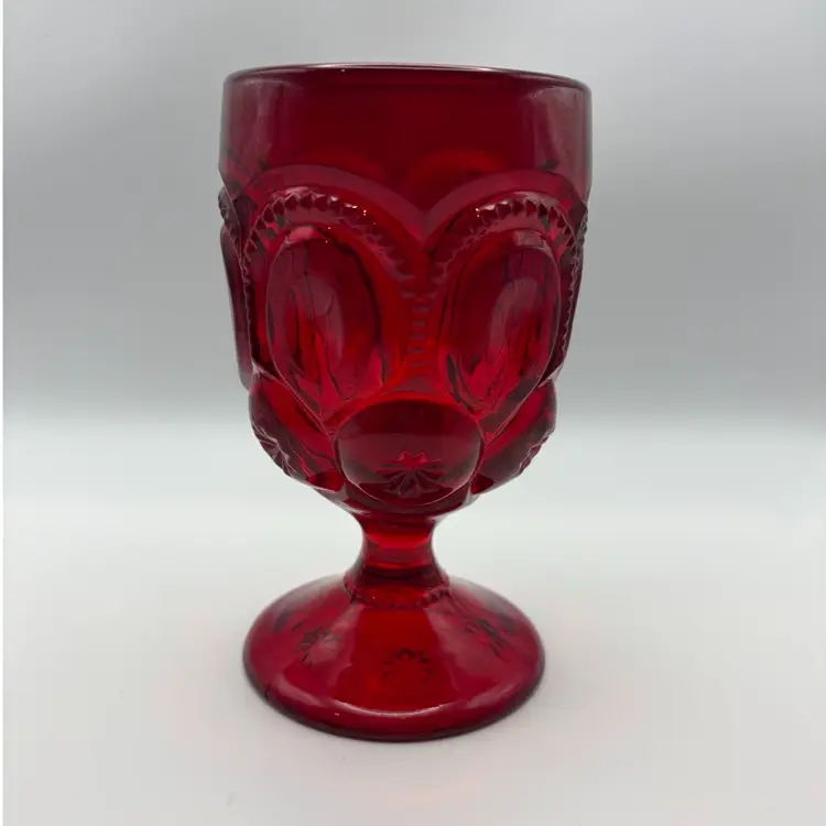 Ruby Moon And Star Goblet