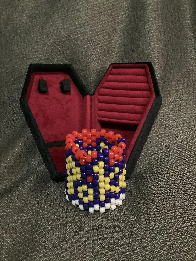 Pokémon inspired kandi cuff