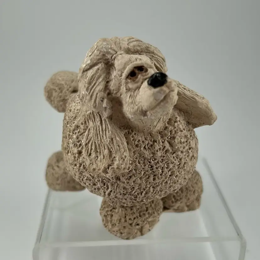 Vintage Miniature Poodle Dog Figurine