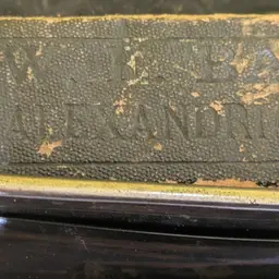 W. E. Bain Straight Razor Vintage, a collector's delight