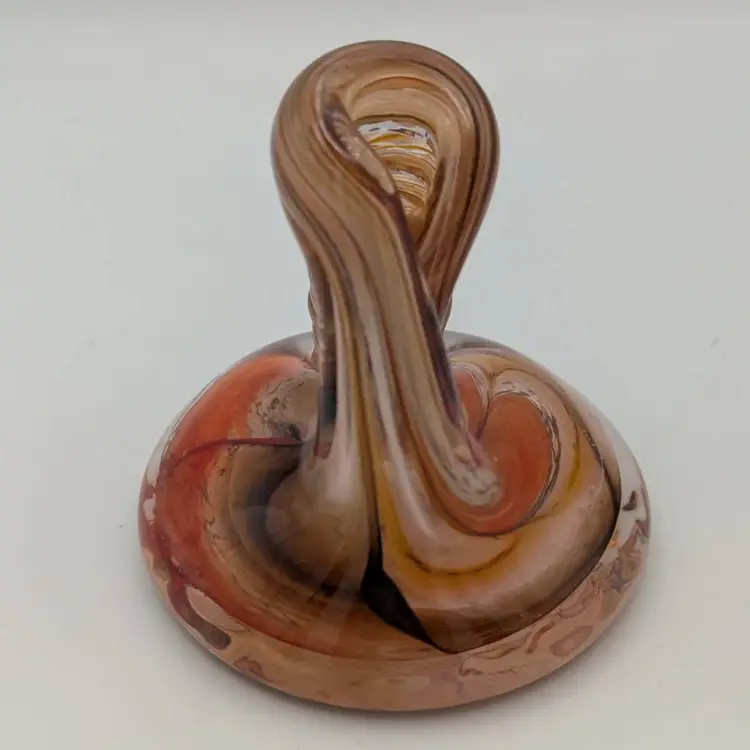 Studio Art Glass  Pen / Pencil Holder Paperweight Beautiful!