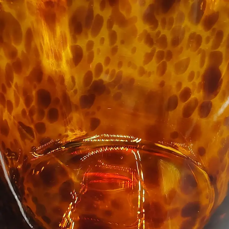 Hand blown Art Glass Tortoise Planter