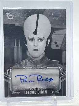 Star Wars B&W Pam Rose Auto