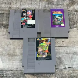 NES Video Game Lot Nintendo Gotcha Exodus Ultima NFL
