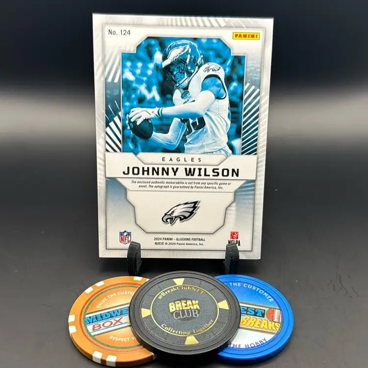 Johnny Wilson Rc Auto 068/199 First Impressions 2024 Illusions Philadelphia Eagles