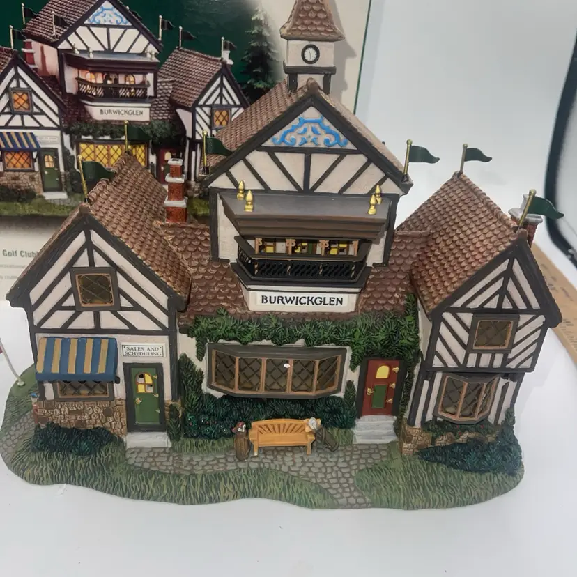 Department 56 Burwickglen Golf Clubhouse Dickens Village With Box 58477 READ