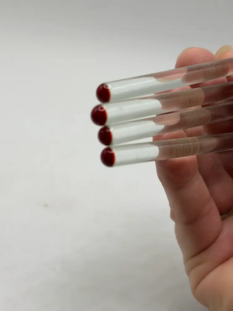 Set of 10 GLASS Cocktail Picks Swizzle Sticks Olives & Assorted Styles, Vintage