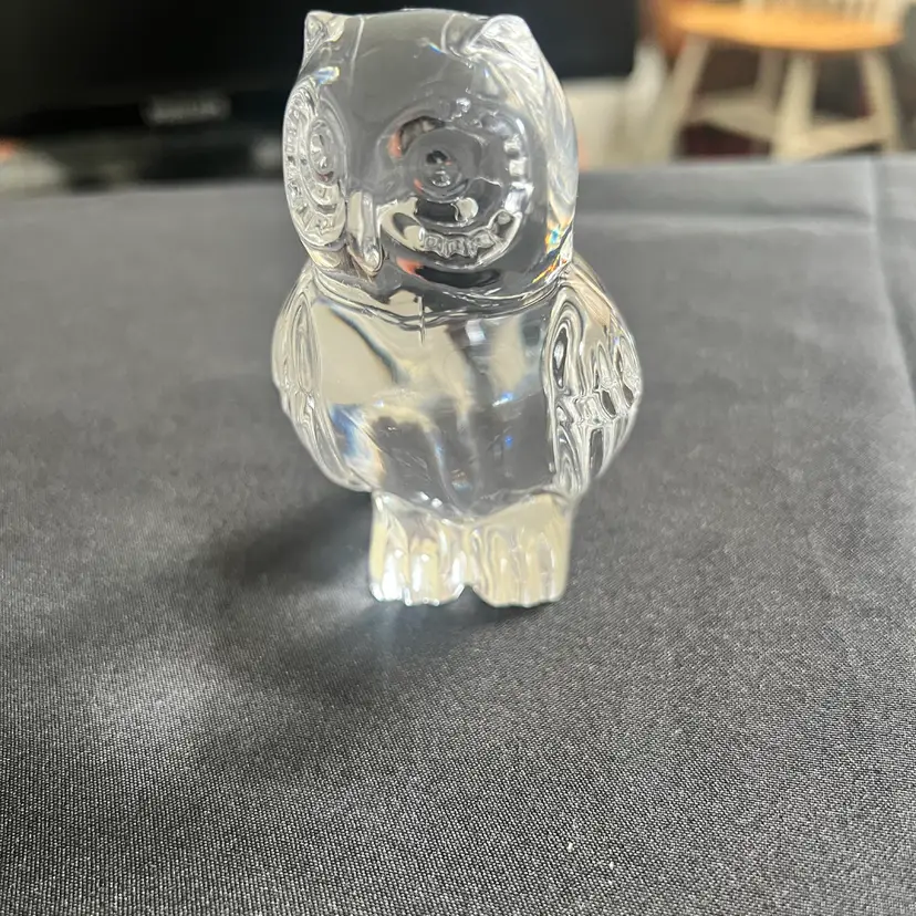 #01 Princess House 24% Lead Crystal Owl