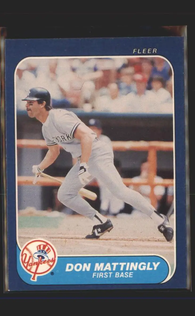 1986 Fleer #109 Don Mattingly - (137) - New York Yankees