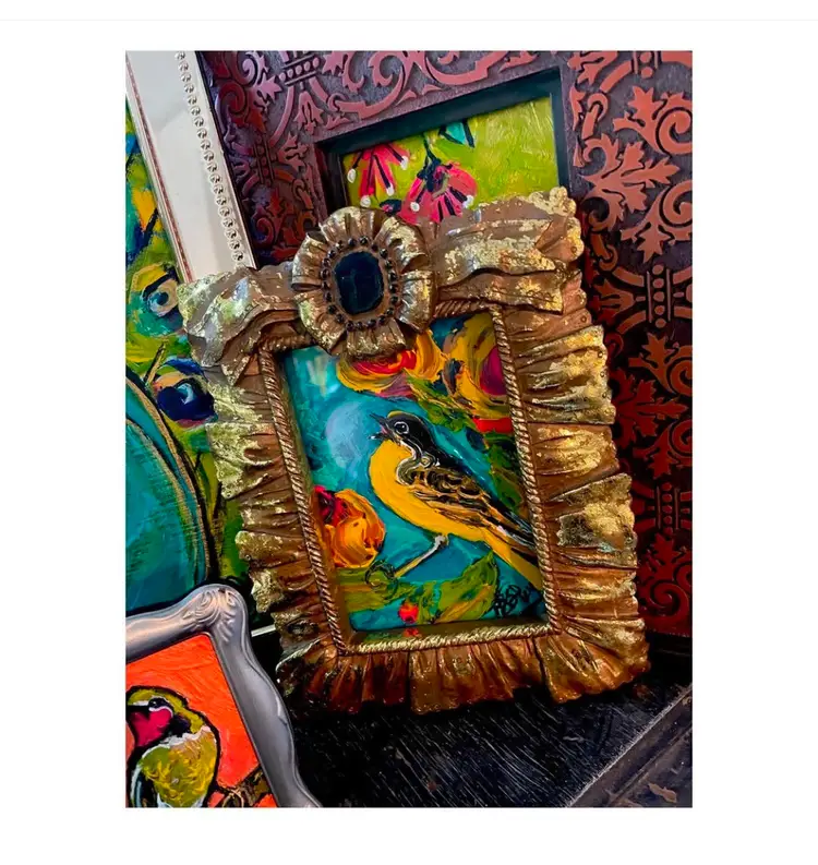 You Speak To Me
Original Painting In Beautiful Preloved Frame
Bird Art