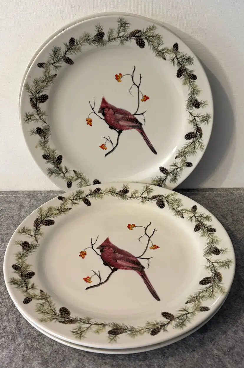 4 Sonoma 8" Cardinal Salad Plates   # #2795