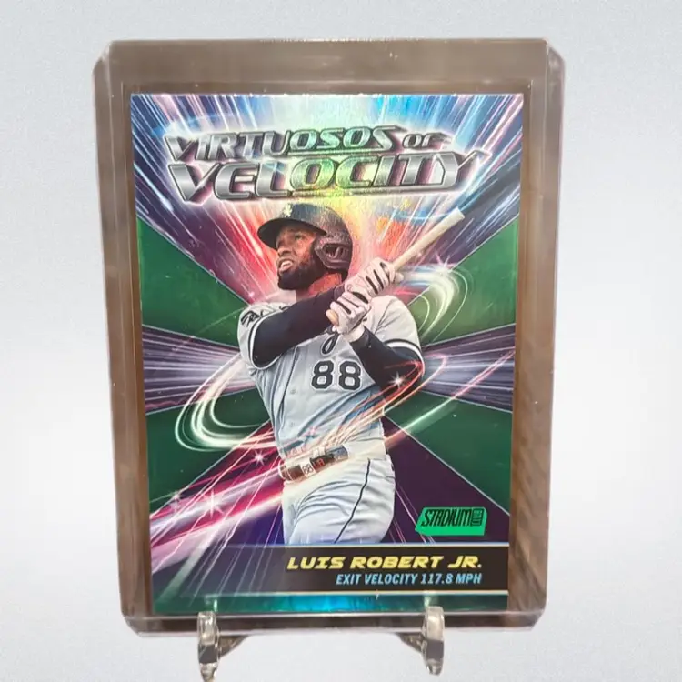 Luis Robert Jr 2024 Stadium Club Virtuosos Of Velocity 5/50