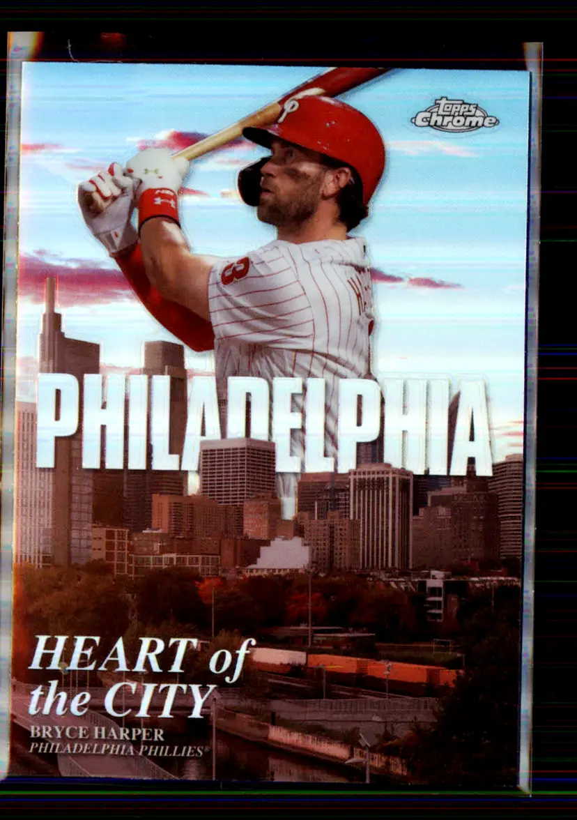 Bryce Harper 2022 Topps Chrome Heart of the City #HOC-1 - Philadelphia Phillies - (147-215)