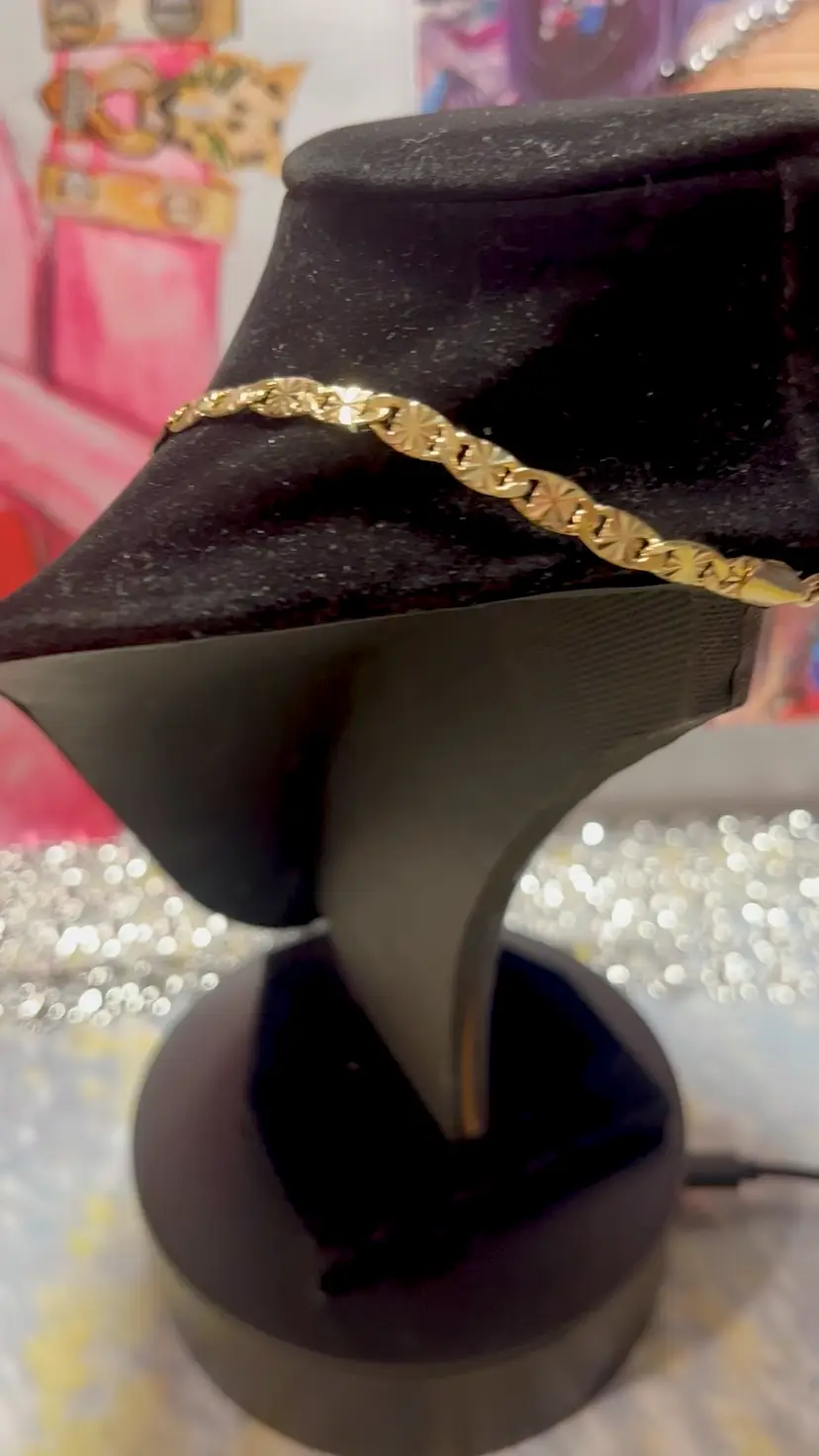 24” 5mm Diamond-Cut Flat Mariner Link Chain - NEW