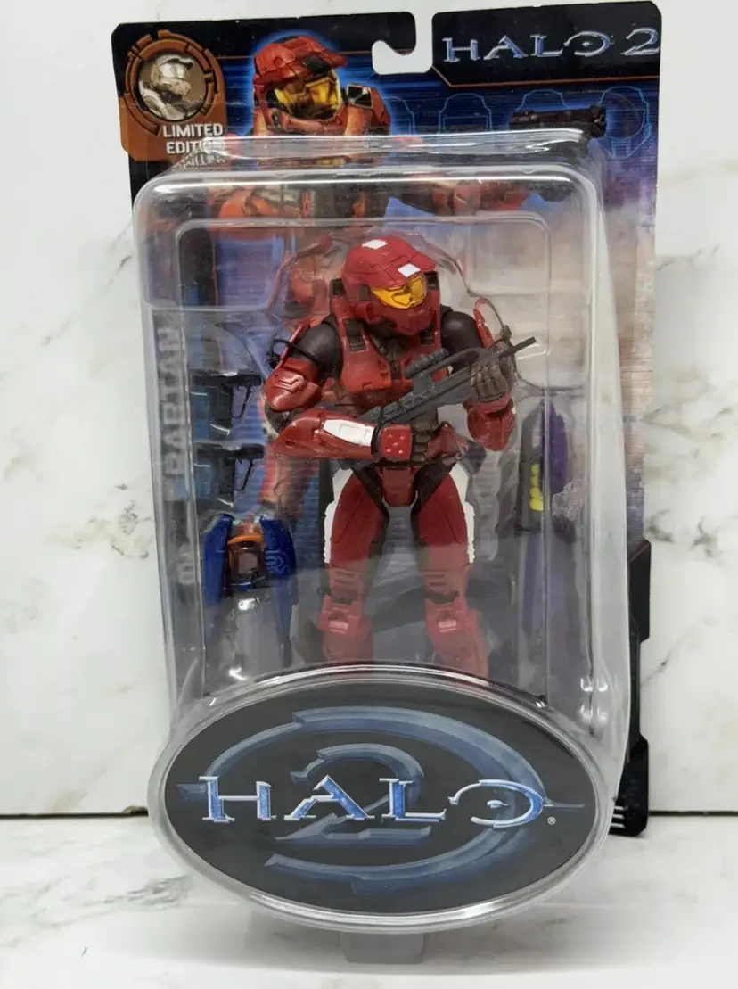 Joyride Studios Bungie 2005 Halo 2 RED SPARTAN Limited Edition Series 4  NIP