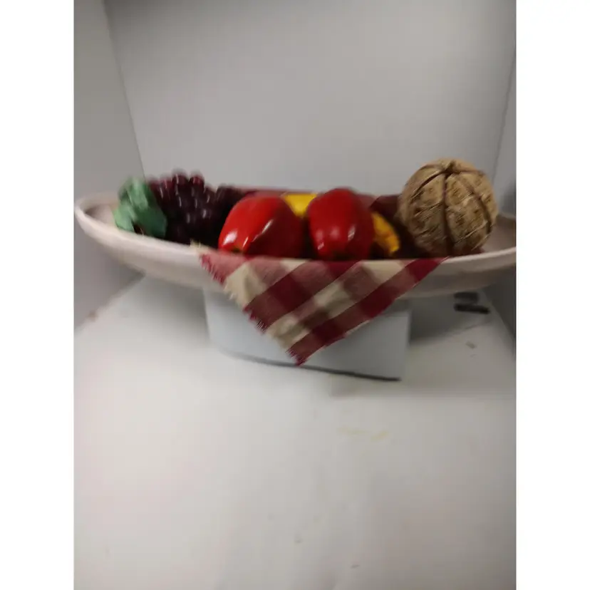 Vintage Ceramic Fruit Bowl Centerpiece