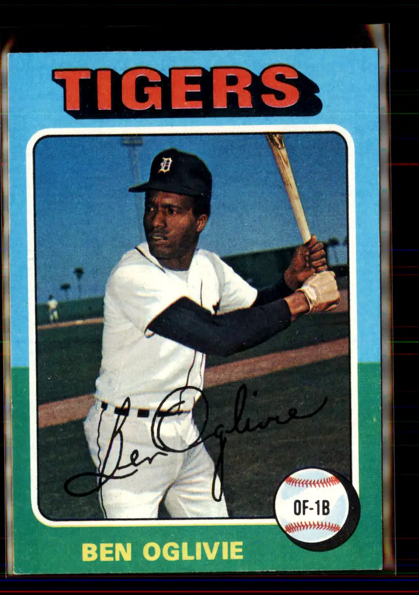 Ben Oglivie 1975 Topps #344 - Detroit Tigers - (pk4-236)