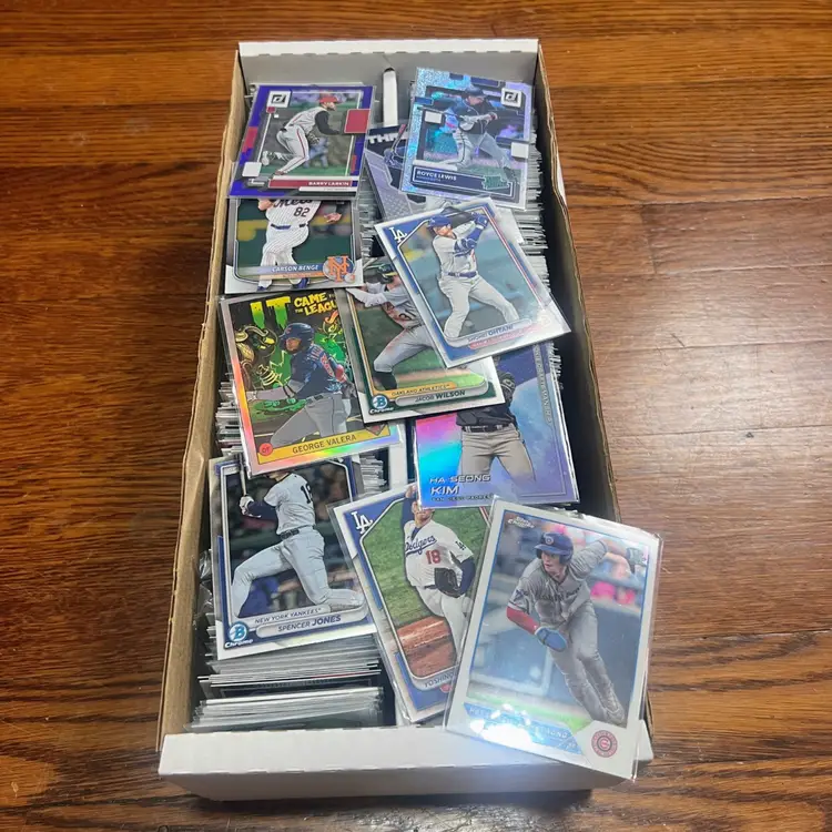 1,000+ Baseball Card Lot 2020-2025 RC Stars Vets Prospects Bowman Topps Panini