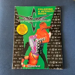 World Championship Wrestling WCW Slamfest Coloring & Activity Book 1999