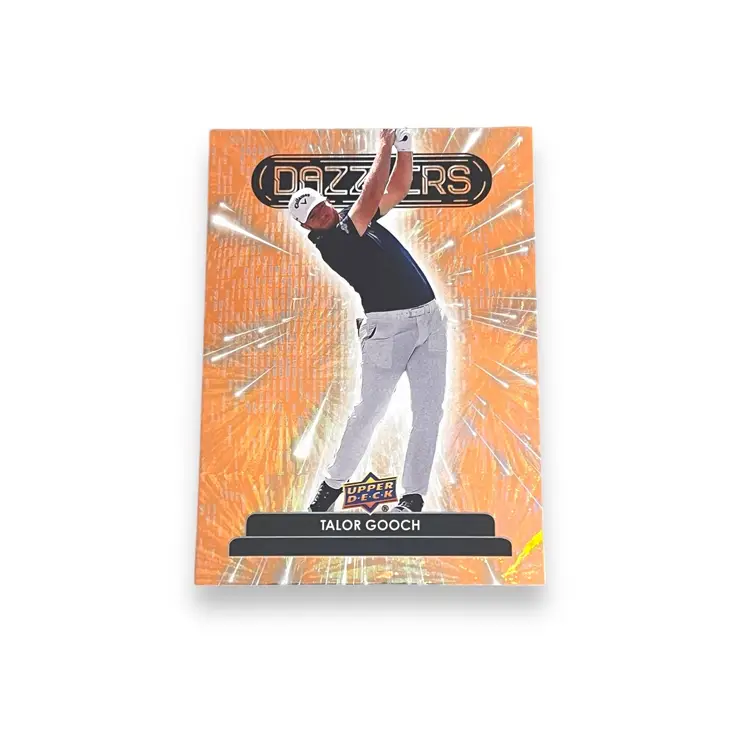 2024 Upper Deck Golf Talor Gooch Dazzlers Orange Tin Exclusive